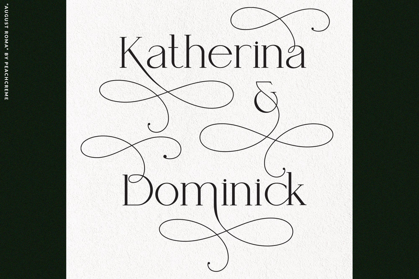 August Roma // Elegant Luxury Font Duo