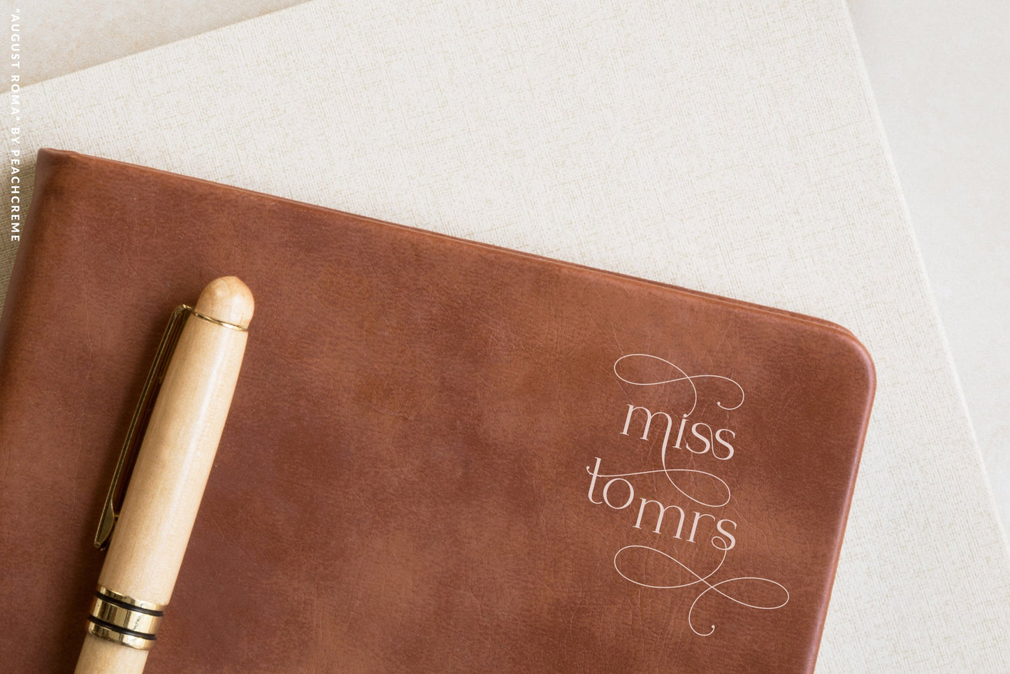 August Roma // Elegant Luxury Font Duo