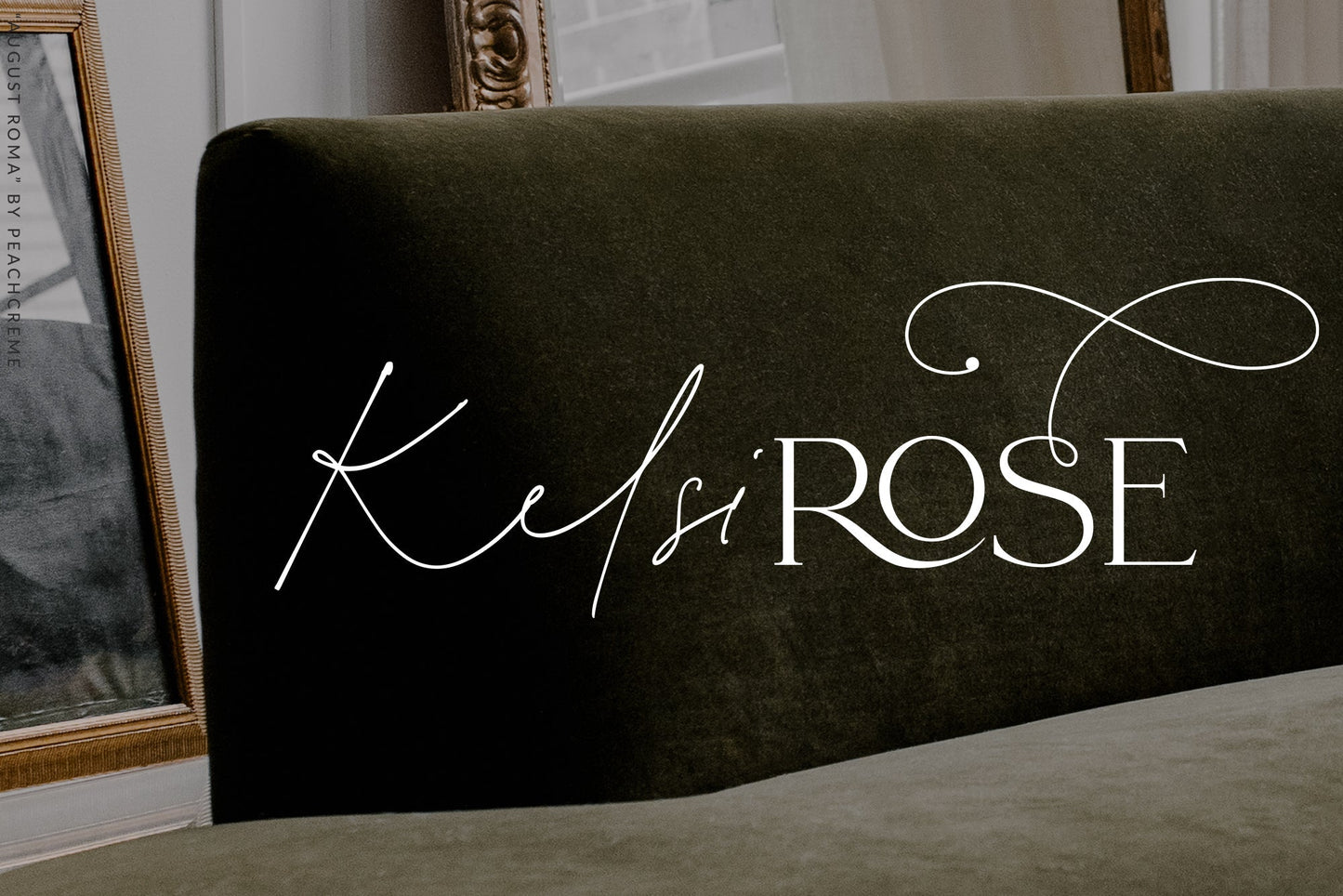August Roma // Elegant Luxury Font Duo