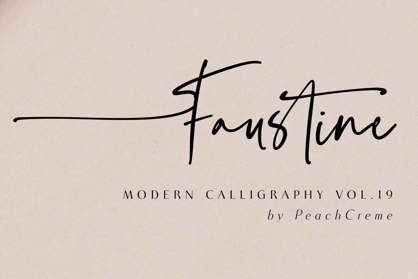 Faustine Modern Script Font