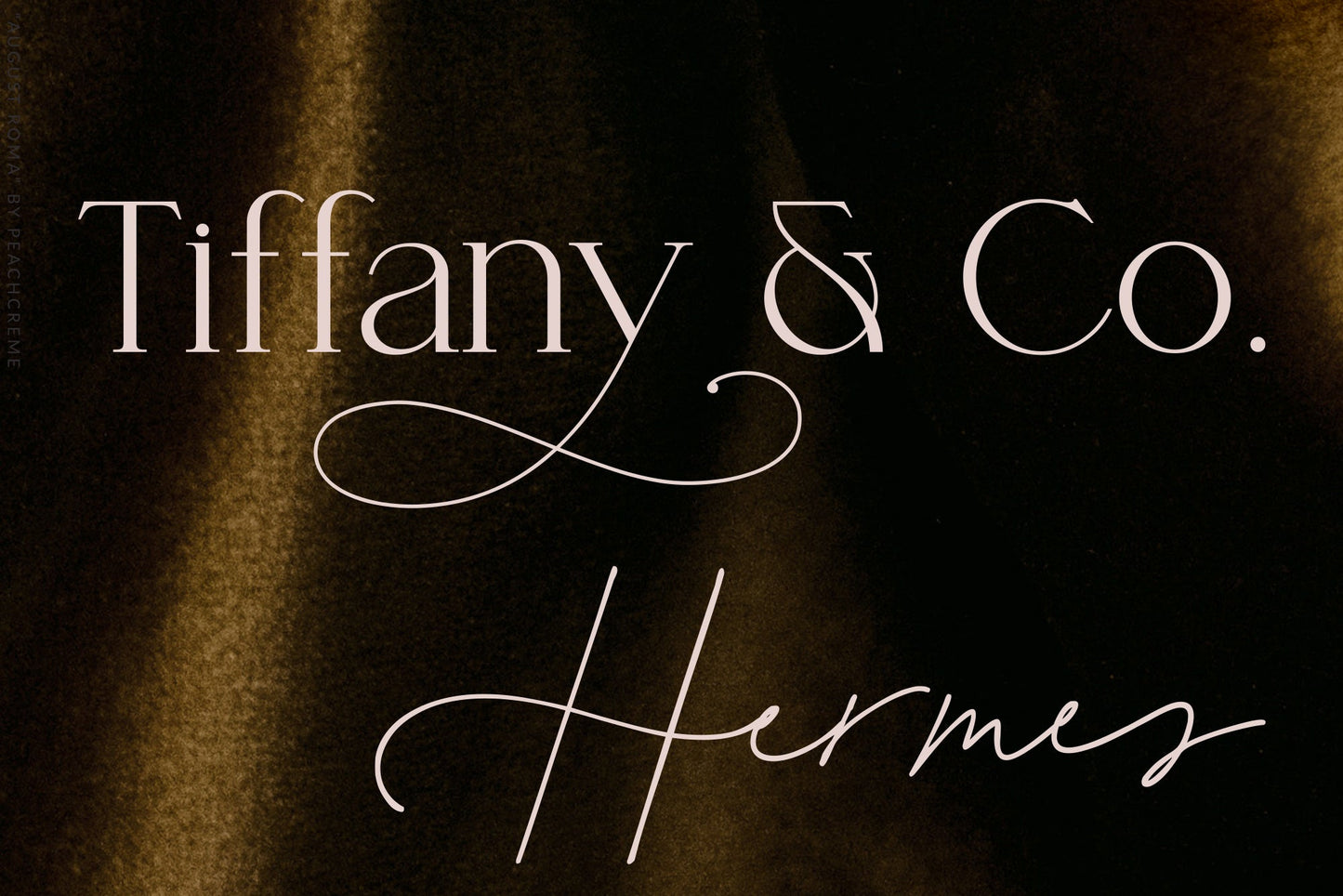 August Roma // Elegant Luxury Font Duo