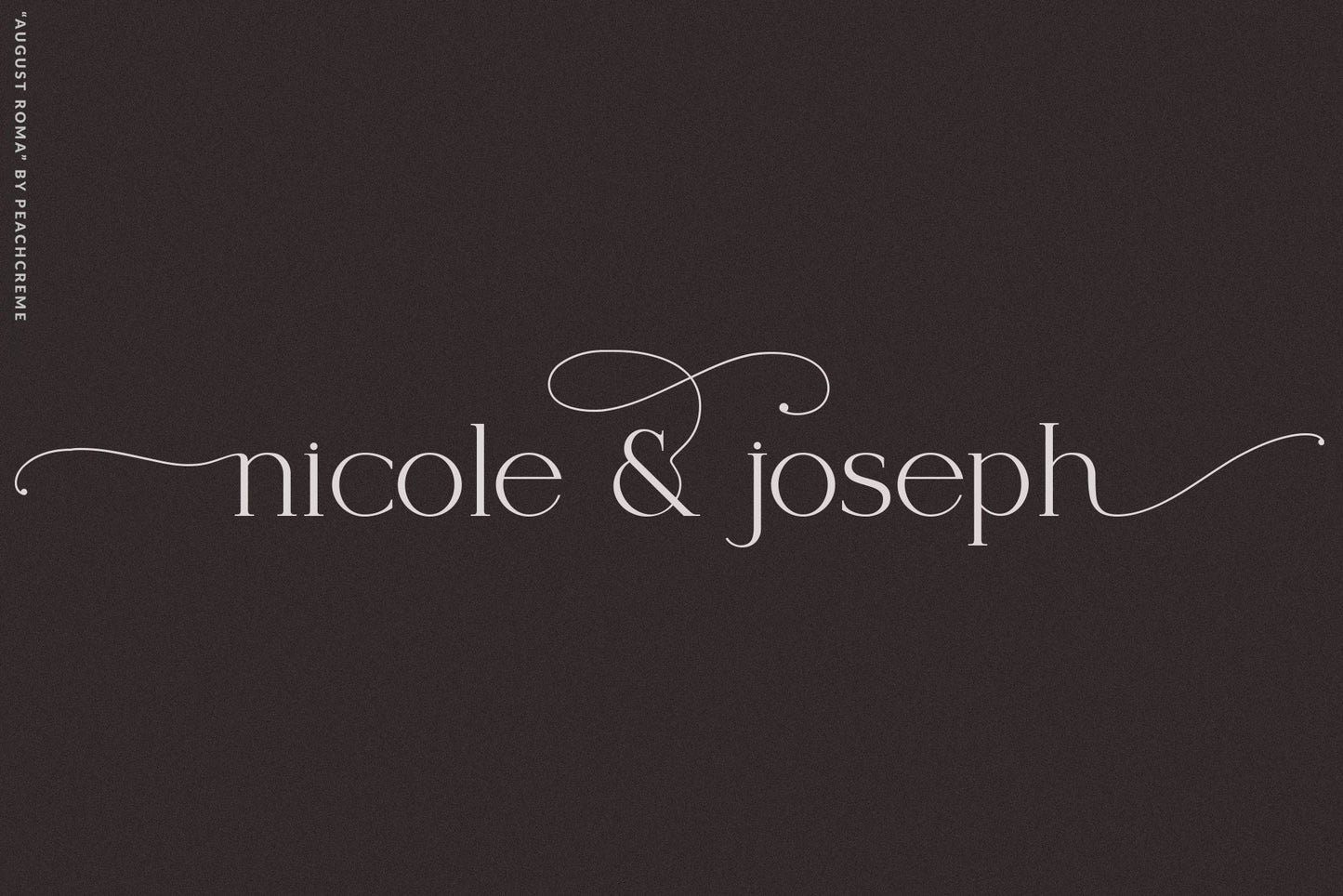 August Roma // Elegant Luxury Font Duo