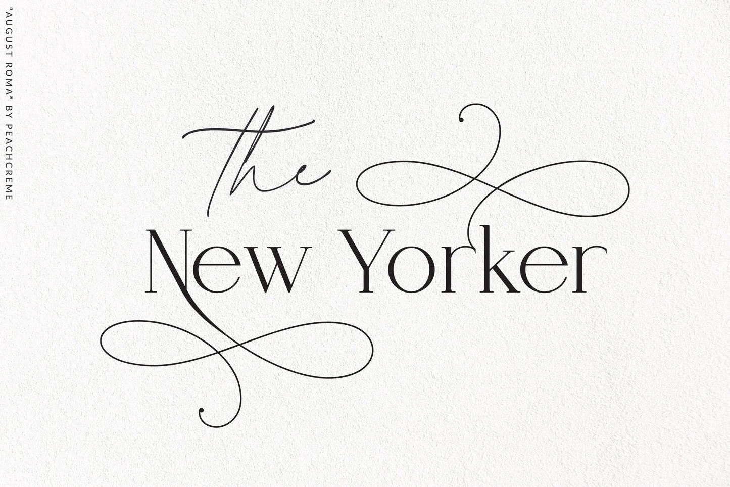 August Roma // Elegant Luxury Font Duo