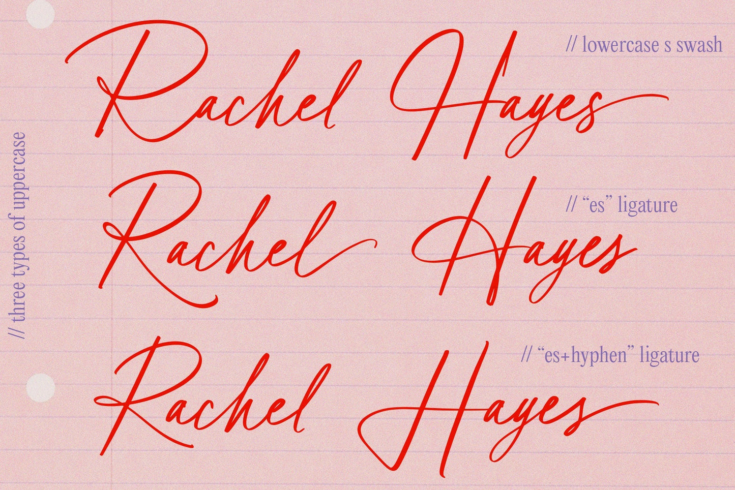 Agatha Bergman // Signature Font