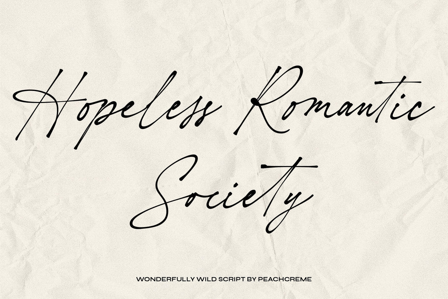 Hopeless Romantic Society // Script