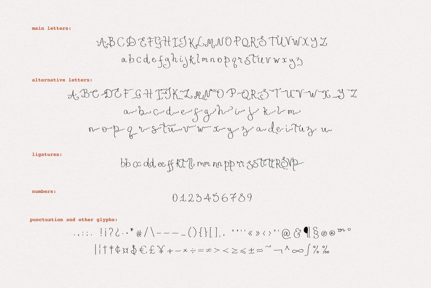 Delicate Ribbons // Quirky Script Font