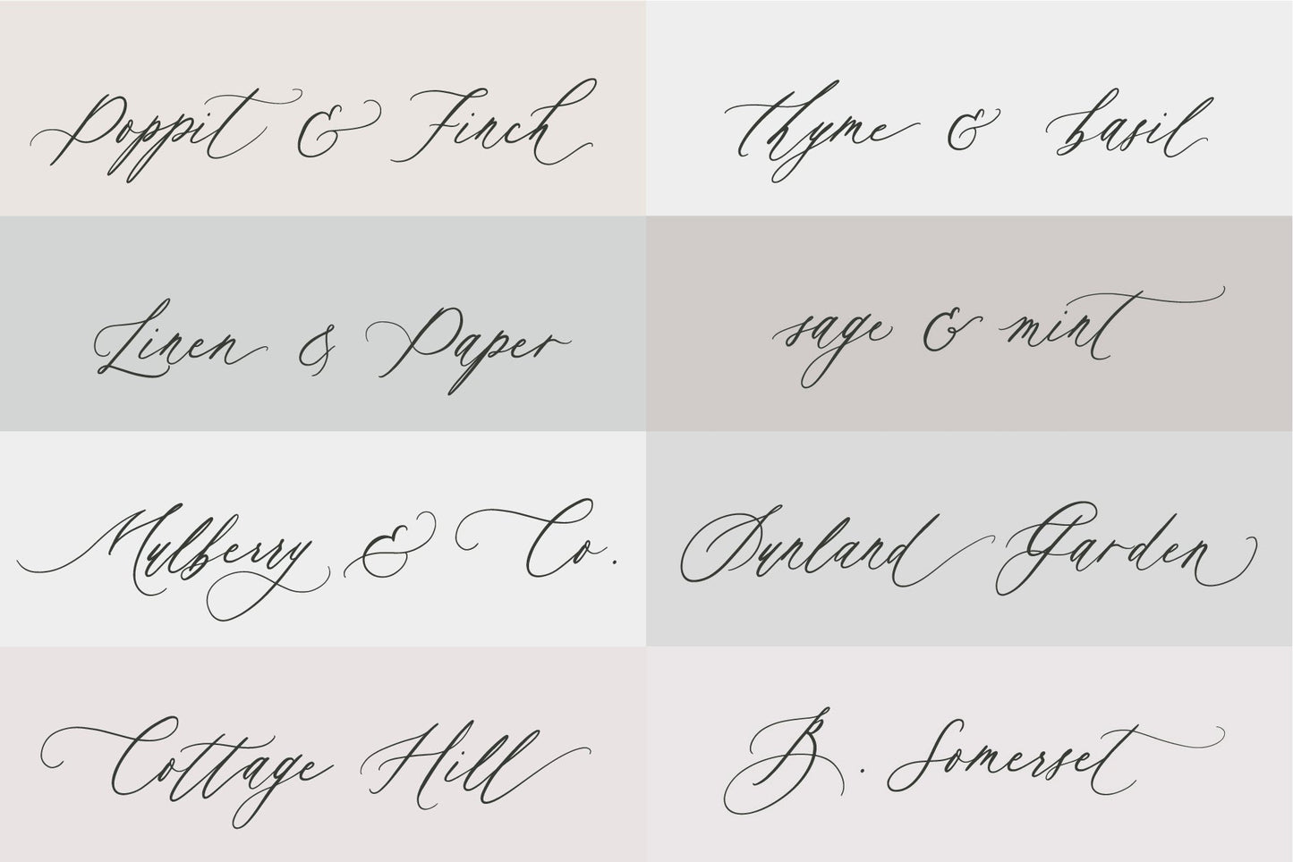 Autumn Melody // Wedding Calligraphy Font