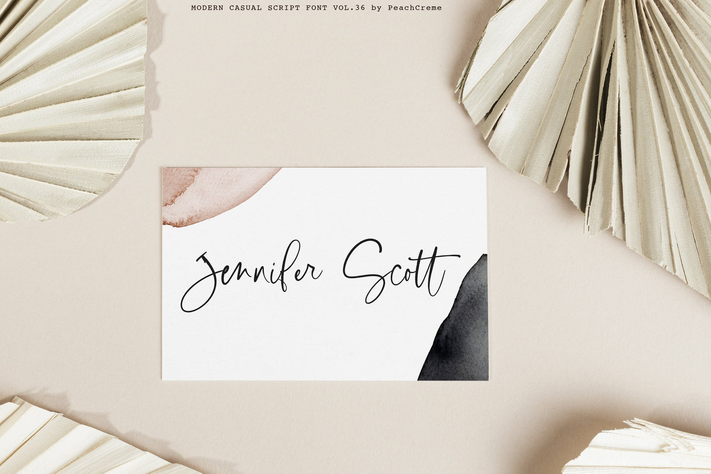 Scarlet Modern Script