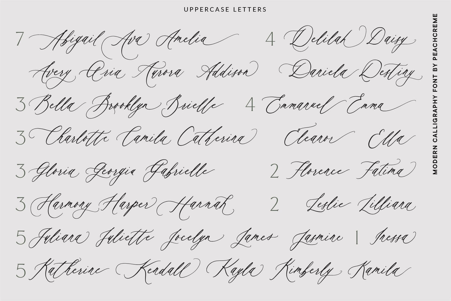 Autumn Melody // Wedding Calligraphy Font