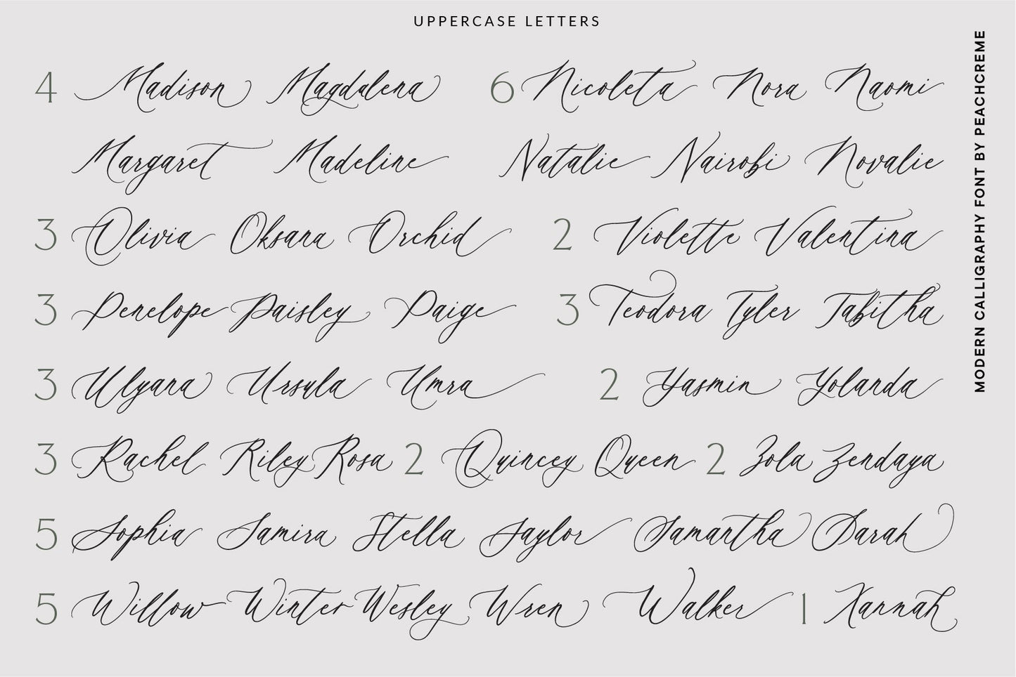 Autumn Melody // Wedding Calligraphy Font