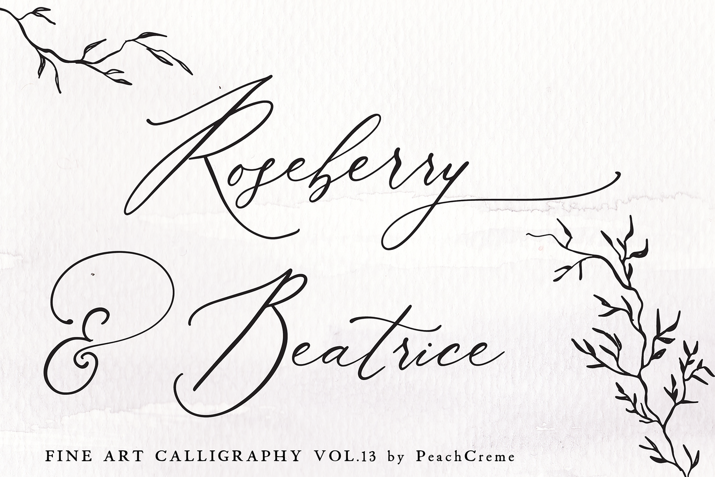 Roseberry & Beatrice Font