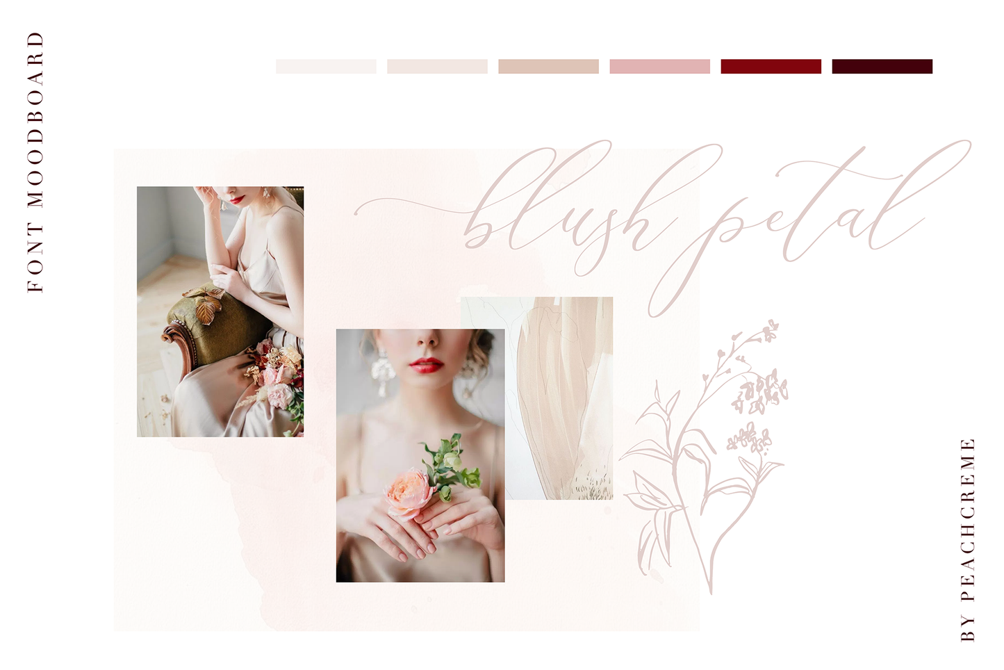 Floral Hearts Script