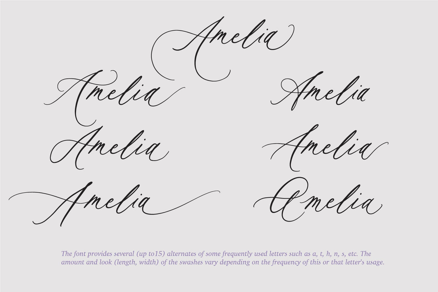 Autumn Melody // Wedding Calligraphy Font