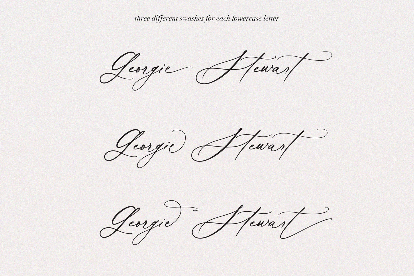 Vintage Heirloom// Modern Calligraphy